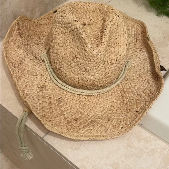Peter Grimm Natural Straw Hat/Unisex/Rustic Cowboy/cowgirl/True Character - Picture 10 of 11